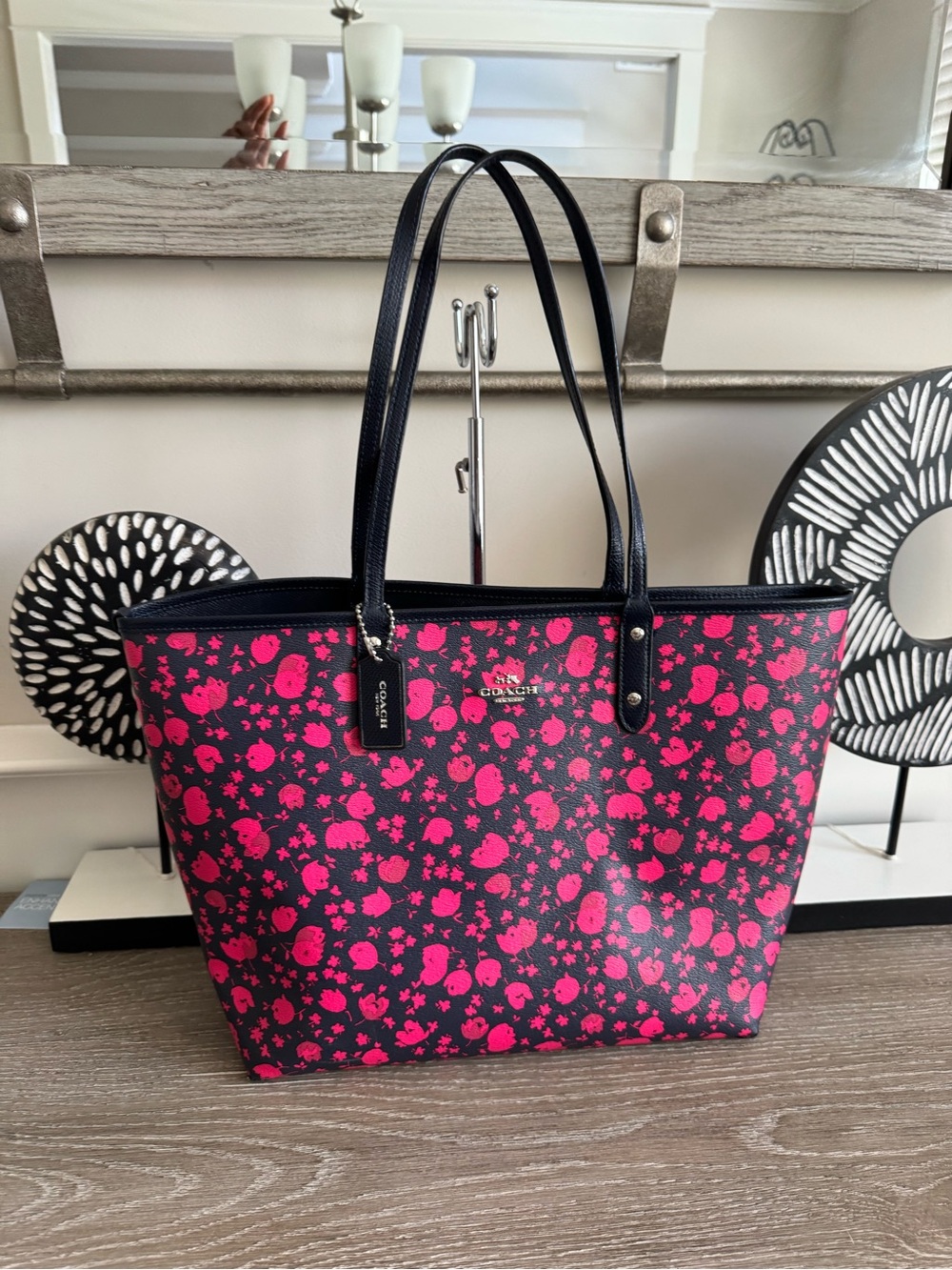 Coach Reversible Coty Tote. Two in one Tote